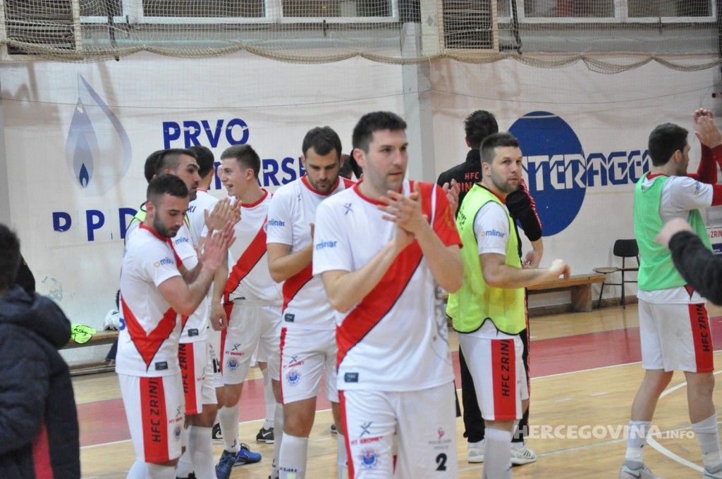 Prva utakmica finala Kupa BiH u futsalu: HFC Zrinjski - MNK Kaskada 2:0