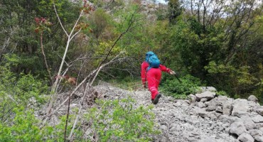 Nestala Š.M. pronađena živa u nepristpačnom terenu iznad vrela Radobolje kod Mostara