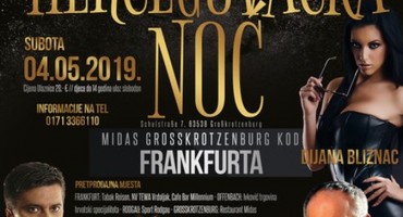 Velika fešta Hercegovaca u Njemačkoj uz Bruna Bakovića, Zorana Begića, Klapu Frankfurt, Bagrem band, Dijanu Bliznac…