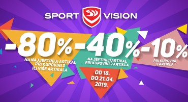 U Sport Vision radnjama specijalna sniženja