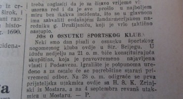 pogled u prošlost, Stadion HŠK Zrinjski