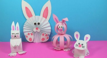 Zečići od papira koje za Uskrs možete izraditi s djecom