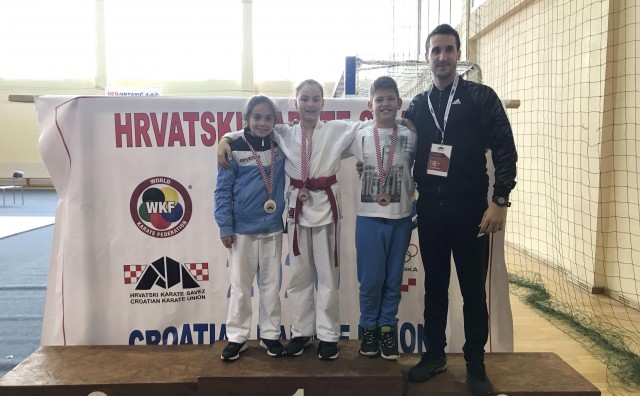 Karate klub Široki Brijeg bogatiji za 3 državne medalje 