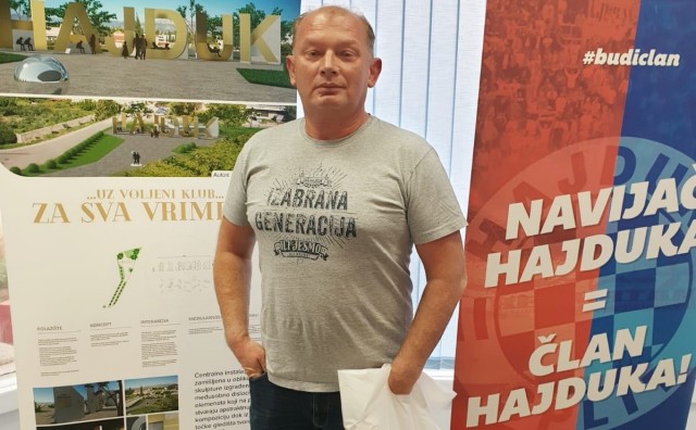 Vjekoslav Šapina: Nije kraj donacijama moje obitelji, Hajduk nam je religija