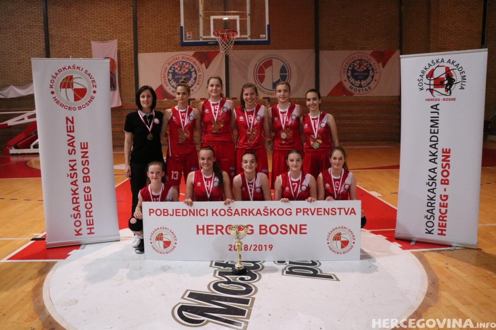 ŽKK Zrinjski 2010: Plemkinje osvojile Ligu Herceg Bosne
