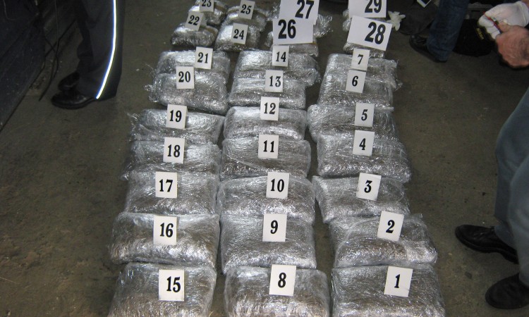 Na Međunarodnom graničnom prijelazu Gradiška oduzeto 26,8 kg marihuane