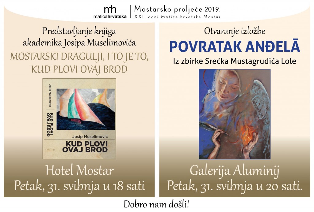 Predstavljanje knjiga akademika Josipa Muselimovića i otvaranje izložbe Povratak anđela