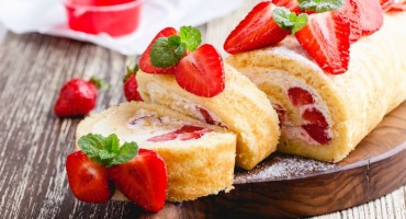 rolada od jagoda, recept