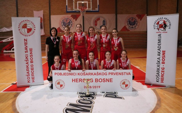 ŽKK Zrinjski 2010: Plemkinje osvojile Ligu Herceg Bosne