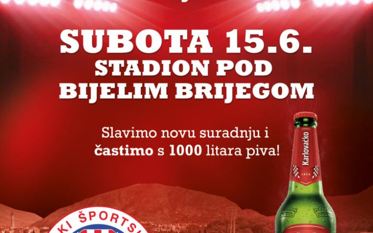 Karlovačko i HŠK Zrinjski u subotu potpisuju ugovor o suradnji