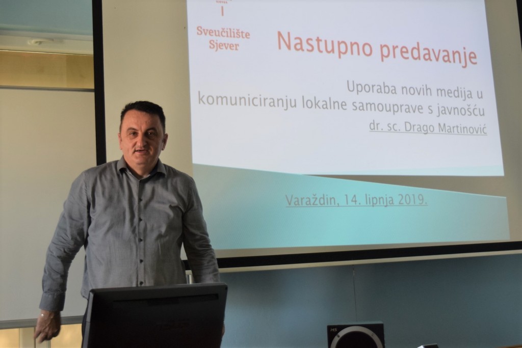 Dr. sc. Drago Martinović održao nastupno predavanje u Varaždinu