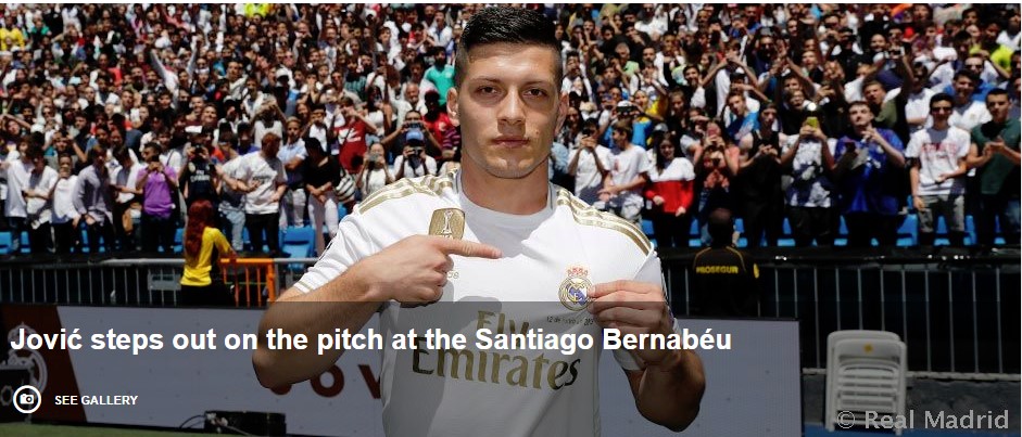 Real Madrid predstavio Jovića