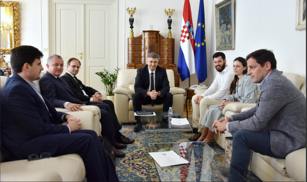Premijer Plenković primio poduzetnika Matu Rimca