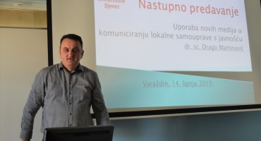 Dr. sc. Drago Martinović održao nastupno predavanje u Varaždinu