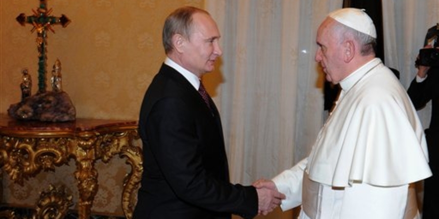 Putin se sastao s papa Franjom