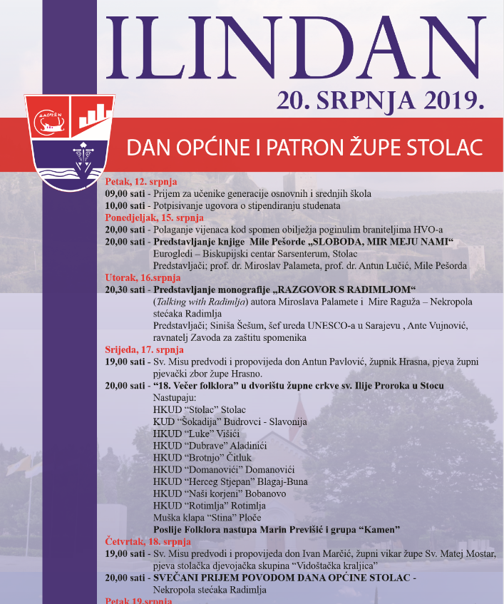 Ilindanske svečanosti u Stocu 2019.