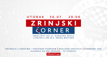 Zrinjski poziva svoje navijače na druženje 