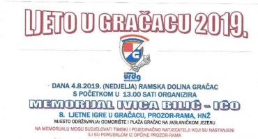 Rama: Ljetne igre u Gračacu 4. kolovoza