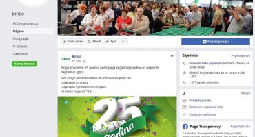 Ponovno se na Facebooku organizira lažna nagradna igra Binga