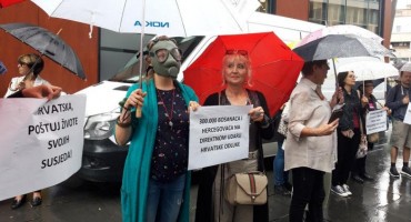 Prosvjedi u Sarajevu zbog nuklearnog otpada