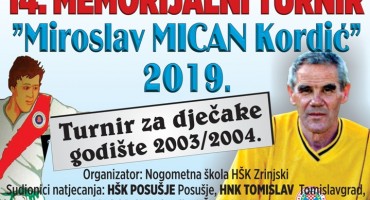 14. memorijalni turnir Miroslav „Mican“ Kordić