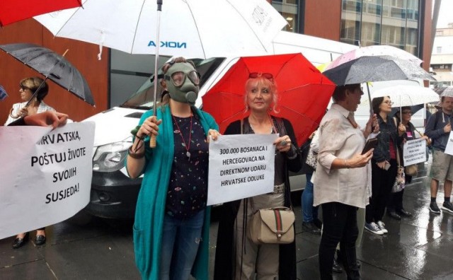 Prosvjedi u Sarajevu zbog nuklearnog otpada