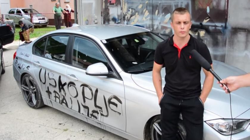 Tvorac uvredljivih grafita Adis Pokvić pušten na slobodu