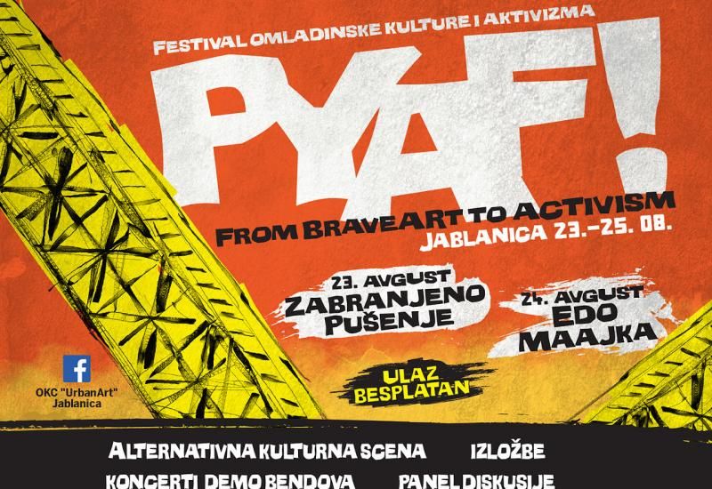 Festival omladinske kulture i aktivizma od 23. do 25. kolovoza u Jablanici