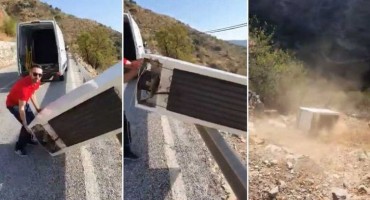 Španjolca skupo koštala glupost: Bacio frižider niz liticu i dobio kaznu od 41 tisuću eura