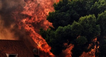 požar, grčka, vatra, vatrogasci