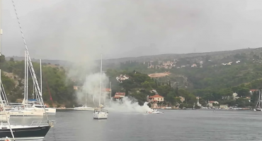 nema onečišćenja mora, drama na Braču, brodice, požar