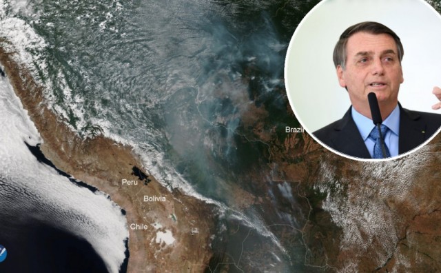 Bolsonaro: Brazilu nedostaju sredstva za borbu protiv požara u Amazoniji