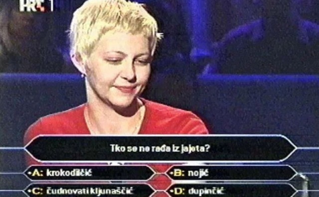 milijunaš, Hrvatska, kviz