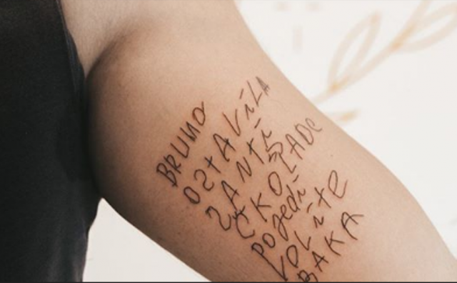 Svi pričaju o tetovaži zagrebačkog tattoo studija: 'Čuvao sam bakinu poruku četiri godine'