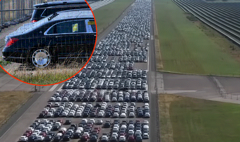 Pogledajte groblje 9.000 novih, ali neispravnih Mercedesa, vrijede milijardu eura!