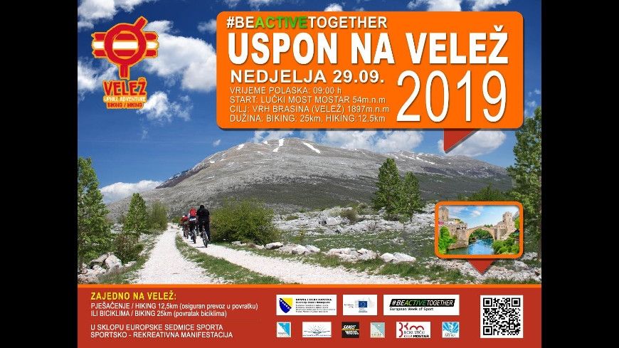 U nedjelju uspon na Velež