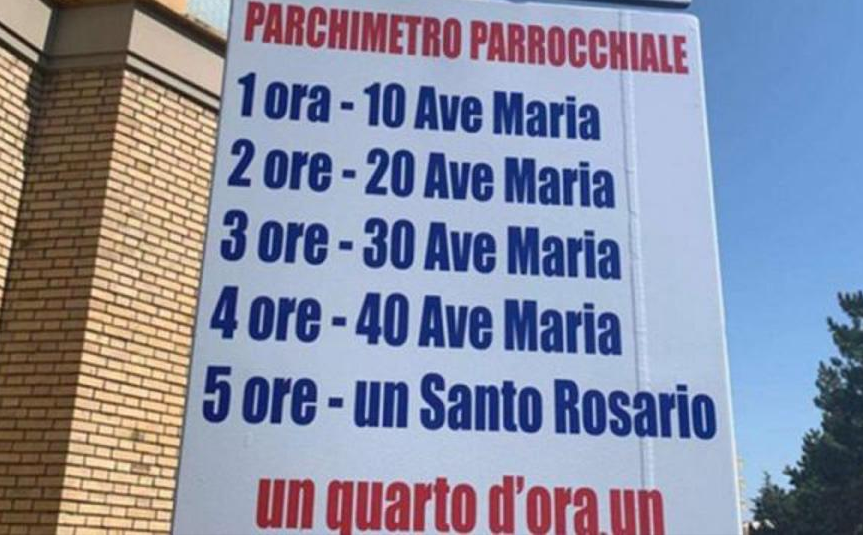 Neobična inicijativa: Za sat parkinga 10 'Zdravo Marija', za 5 sati cijela Krunica!