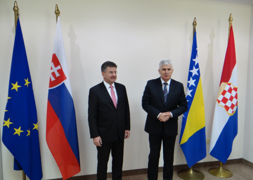 Čović se zahvalio Lajčaku na potpori koju je Slovačka pružila BiH