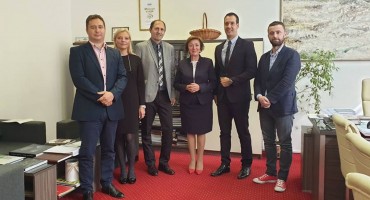 Federalna ministrica kulture i sporta Zora Dujmović  primila izaslanstvo HKD Napredak