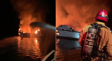 Zapalio se brod u Kaliforniji, deseci mrtvih