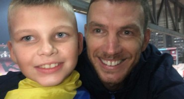 Edin Džeko, dječak hakija