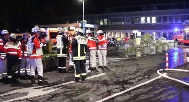 bolnica, Njemačka, požar