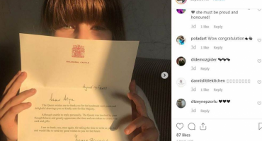 kraljica Velike Britanije, pismo