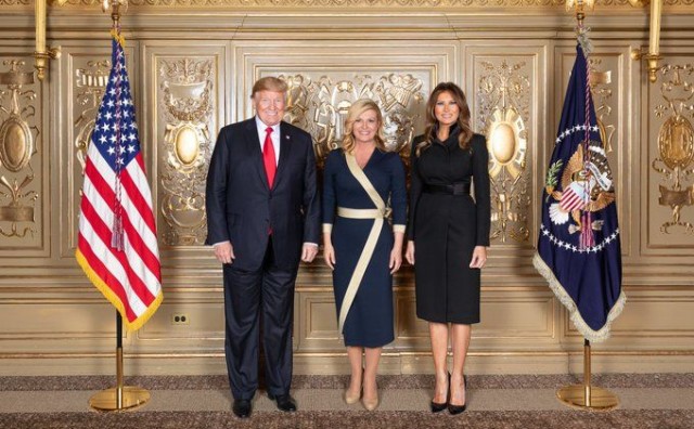 Kolinda Grabar Kitarović, Donald Trump