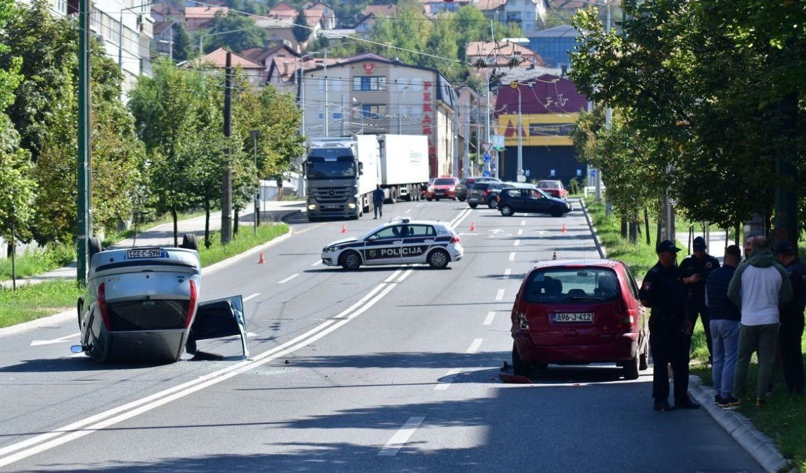 Sarajevo,lakša prometna nesreca