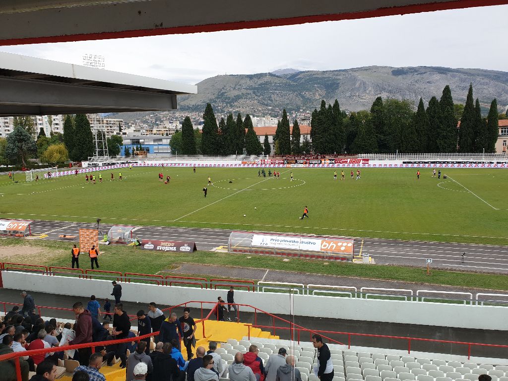 FOTO: Zrinjski i Sarajevo odigrali utakmicu bez golova, Plemići 25 minuta imali igrača više na terenu