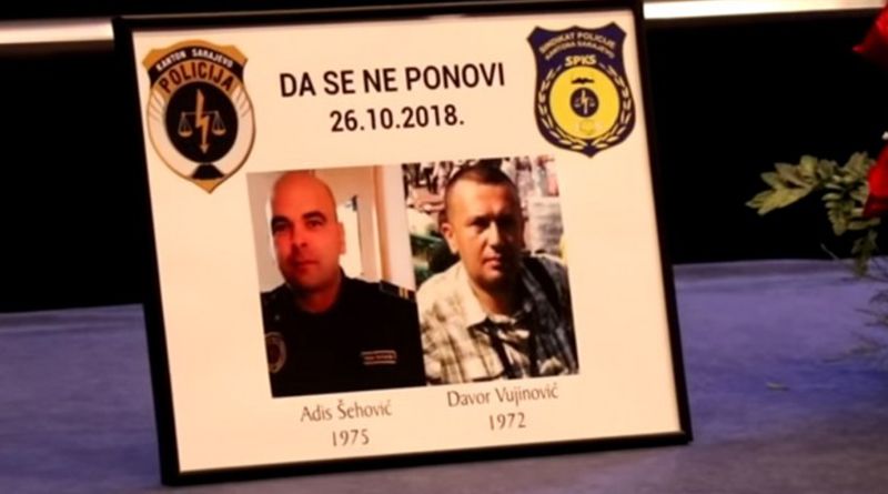 Obilježavanje godišnjice ubojstva policajaca Šehovića i Vujinovića