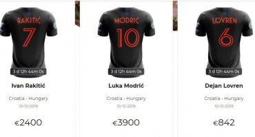 Dresovi 'Vatrenih' s utakmice protiv Mađarske na aukciji u humanitarne svrhe