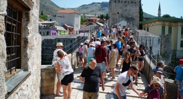 Mostar, turisti