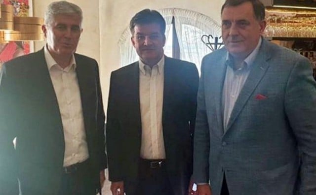 Lajčak: Moguć pozitivan rezultat sastanka sa Dodikom i Čovićem